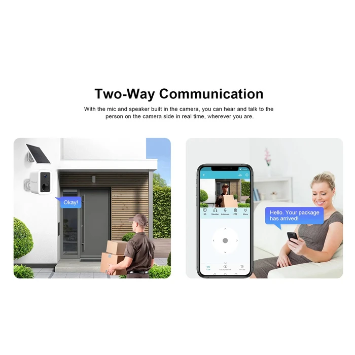 VSTARCAM Smart Solar Camera CB554 with Light