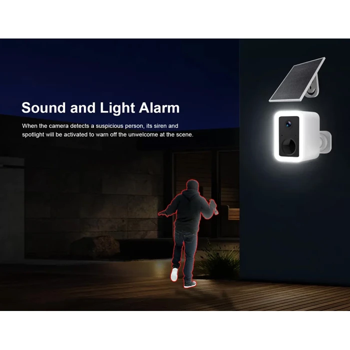 VSTARCAM Smart Solar Camera CB554 with Light