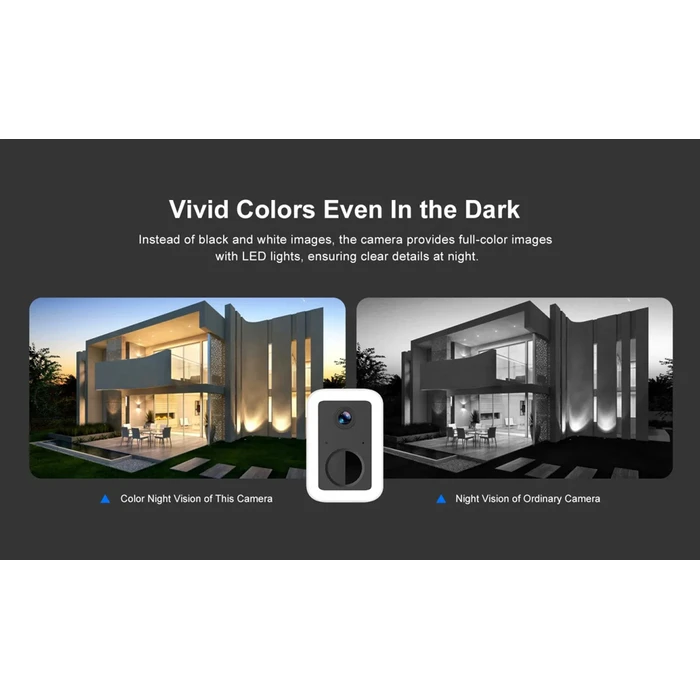 VSTARCAM Smart Solar Camera CB554 with Light