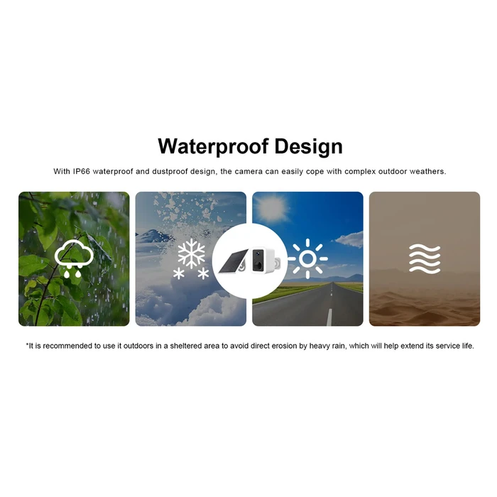 VSTARCAM Smart Solar Camera CB554 with Light