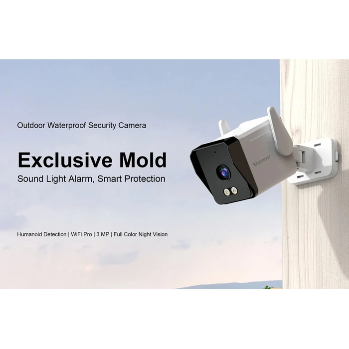 VSTARCAM Smart Camera TS3 3MP WiFi SD IP66