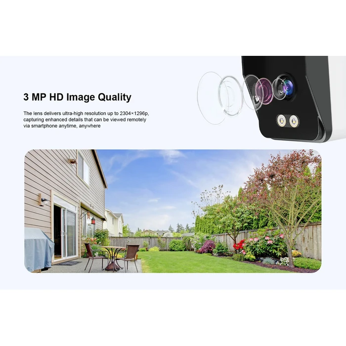 VSTARCAM Smart Camera TS3 3MP WiFi SD IP66