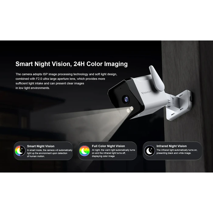 VSTARCAM Smart Camera TS3 3MP WiFi SD IP66