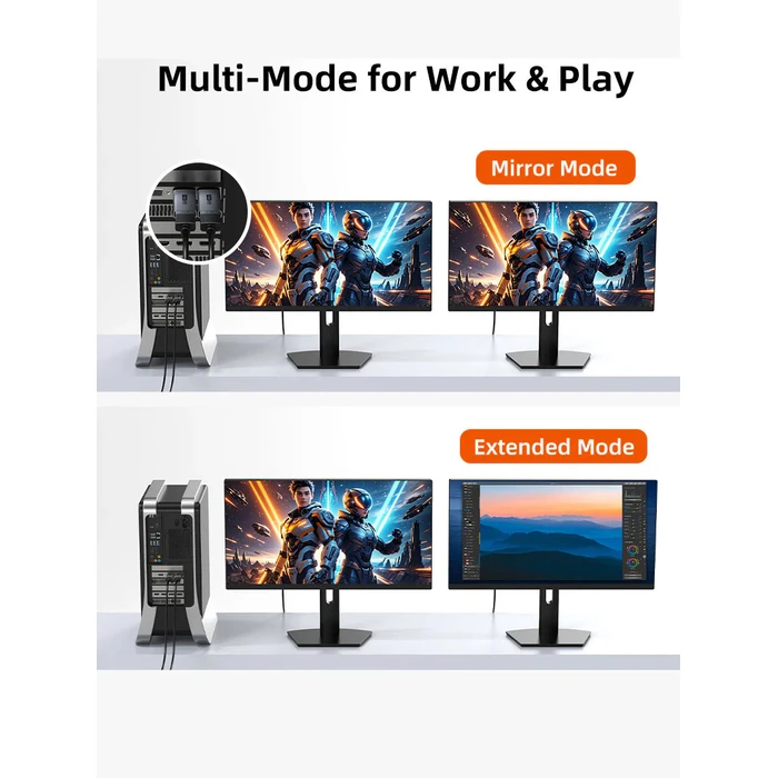 CABLETIME αντάπτορας DisplayPort σε HDMI 4K 60Hz γκρι