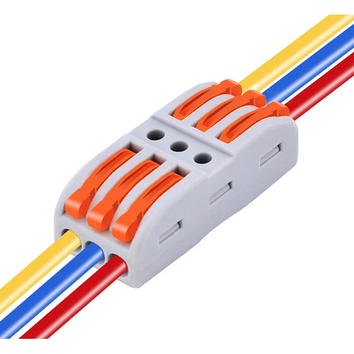 POWERTECH Κλέμα σύνδεσης καλωδίων TOOL-0104 3pin προς 3pin 10τμχ