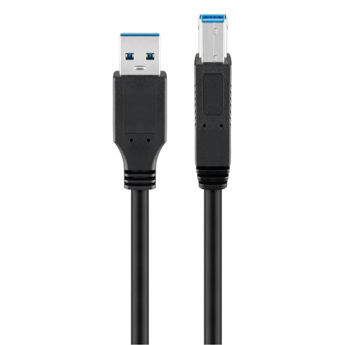 USB Cable GOOBAY USB 3.0 to USB Type B 0.25m Black