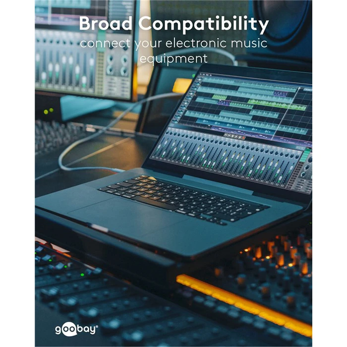 USB Cable GOOBAY USB 3.0 to USB Type B 0.25m Black