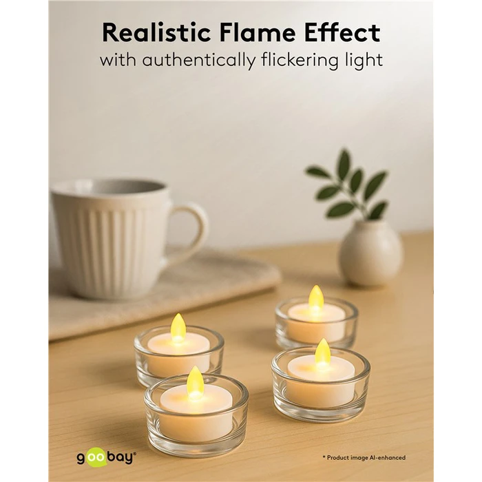 GOOBAY σετ LED φωτιστικά ρεσώ 77752 2500K IP20 4τμχ