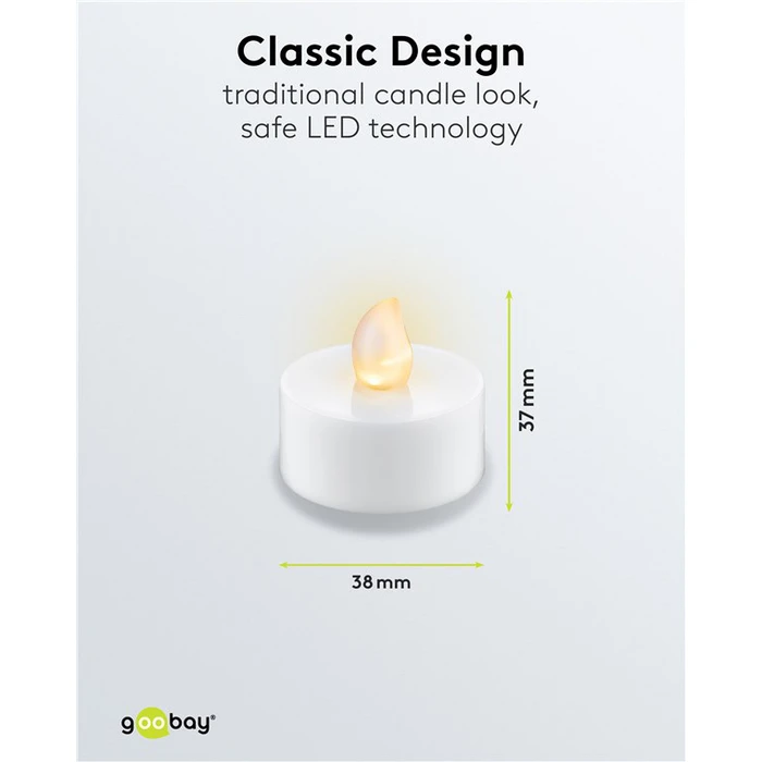 GOOBAY σετ LED φωτιστικά ρεσώ 77752 2500K IP20 4τμχ