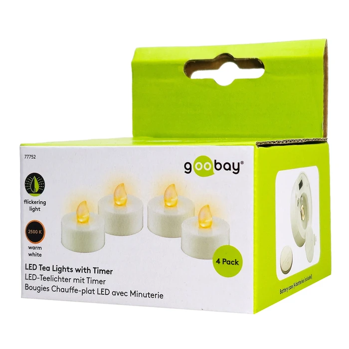 GOOBAY σετ LED φωτιστικά ρεσώ 77752 2500K IP20 4τμχ