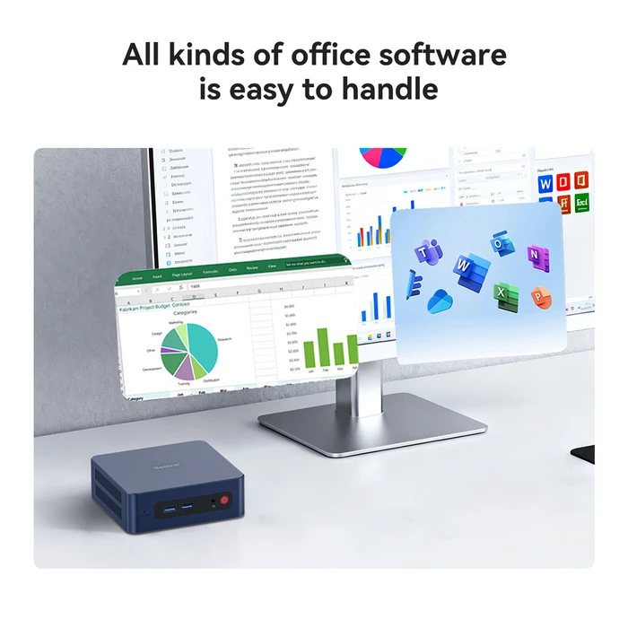 Beelink mini PC SER3 AMD 3200U 16GB 500GB M.2 Windows 11 Pro