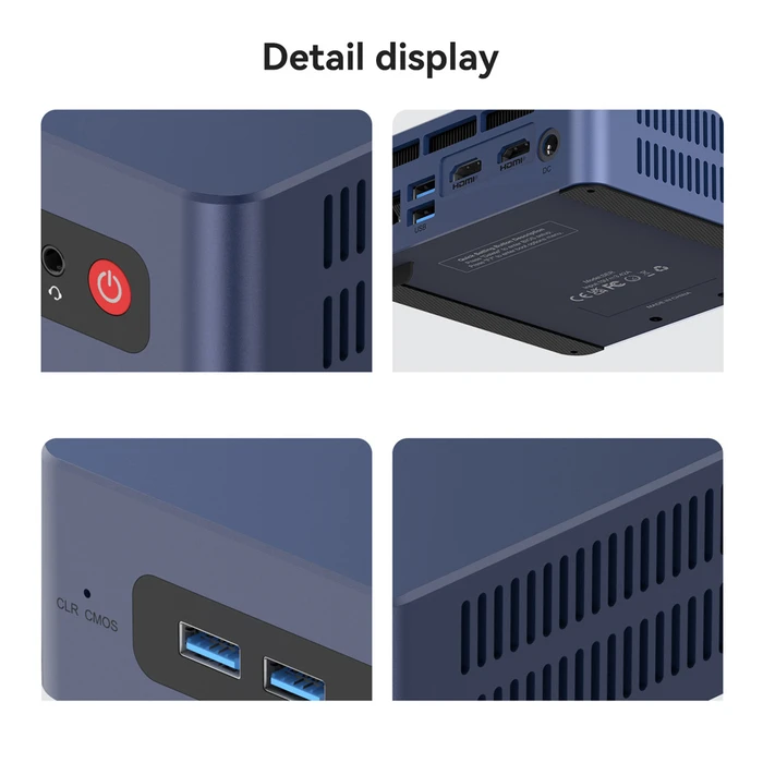 Beelink mini PC SER3 AMD 3200U 16GB 500GB M.2 Windows 11 Pro