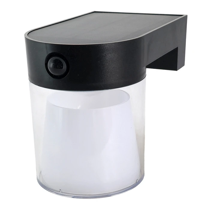 POWERTECH LED ηλιακό φωτιστικό PT-1520 με αισθητήρα κίνησης 4W 2000mAh μαύρο