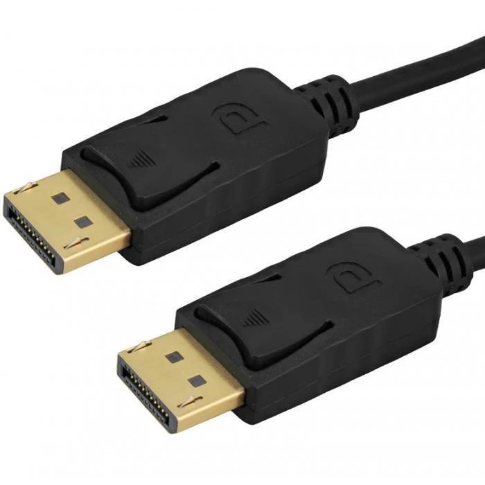 POWERTECH DisplayPort Cable 4K 60Hz 18 Gbps 2m Black