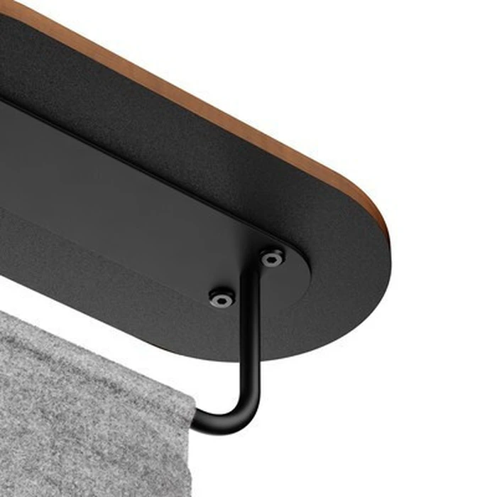 BRATECK Floor TV Stand FS54-22T-02W with Shelf and Wheels