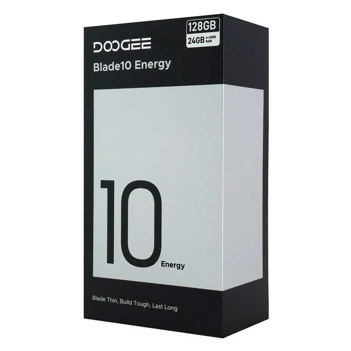 DOOGEE Smartphone Blade 10 Energy Μαύρο 6 56 4GB 128GB 6150mAh IP68 IP69K MIL STD 810H