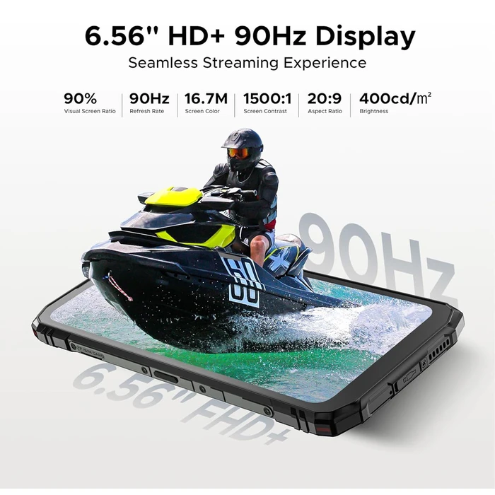 DOOGEE Smartphone Blade 10 Energy Μαύρο 6 56 4GB 128GB 6150mAh IP68 IP69K MIL STD 810H