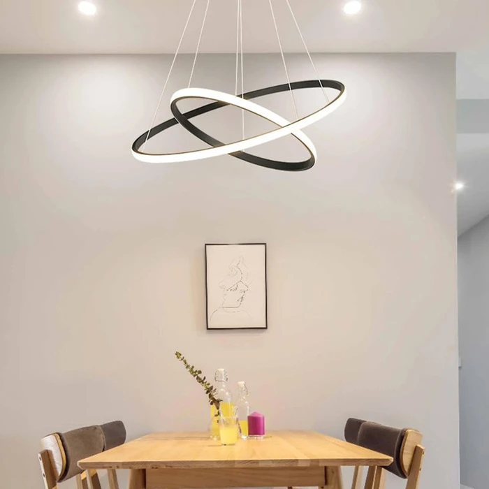 POWERTECH LED φωτιστικό οροφής PT-1525 25W 4000K μαύρο