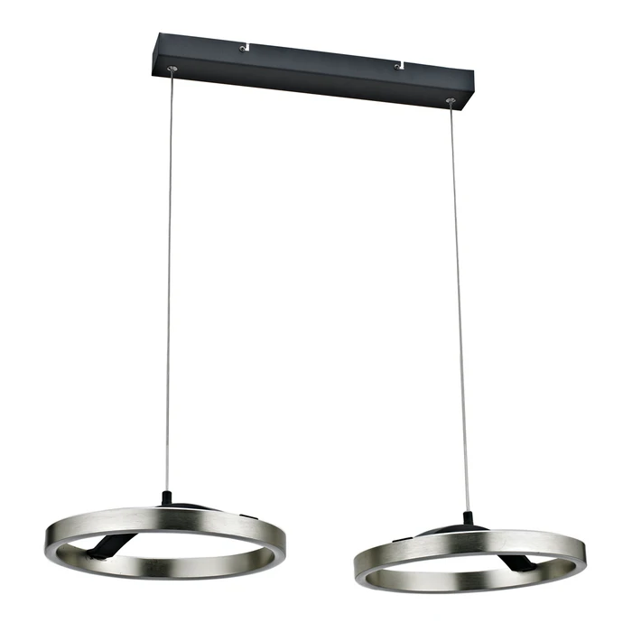 POWERTECH LED φωτιστικό οροφής HLL-0203 42W 4000K ασημί μαύρο