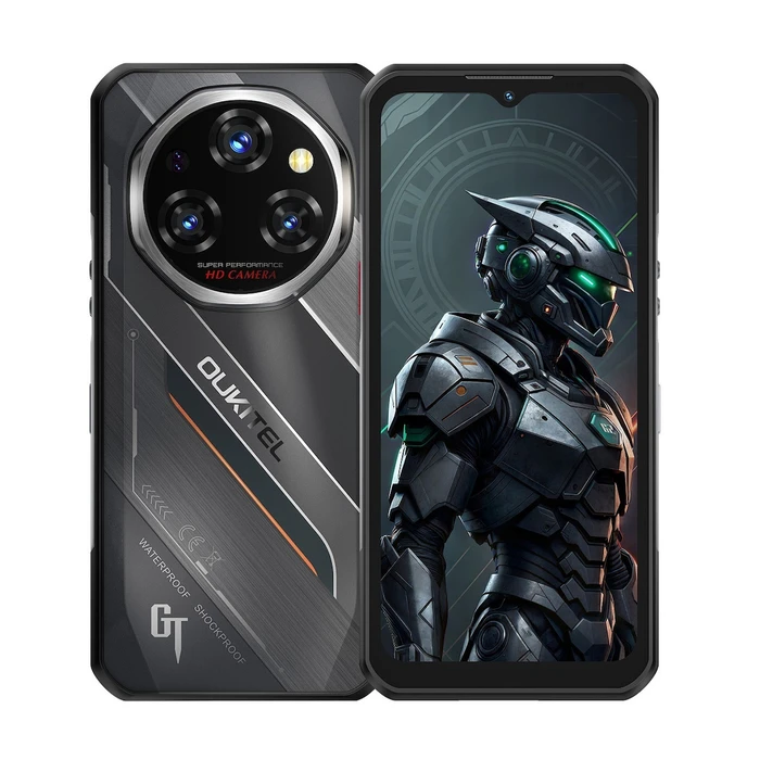 OUKITEL smartphone WP62 6.6 12 512GB 5G 11000mAh IP68 IP69K MIL STD 810H μαύρο