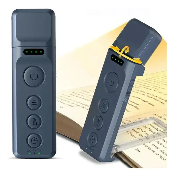 GLOCUSENT LED φακός διαβάσματος GLCSNTA2801 επαναφορτιζόμενος έως 24lm σκούρο μπλε