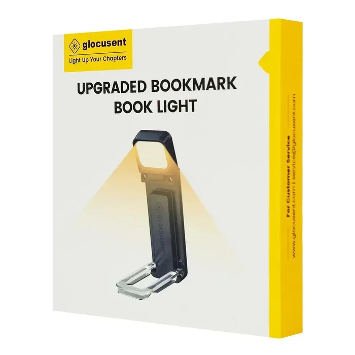 GLOCUSENT LED φακός διαβάσματος GLCSNTA2801 επαναφορτιζόμενος έως 24lm σκούρο μπλε