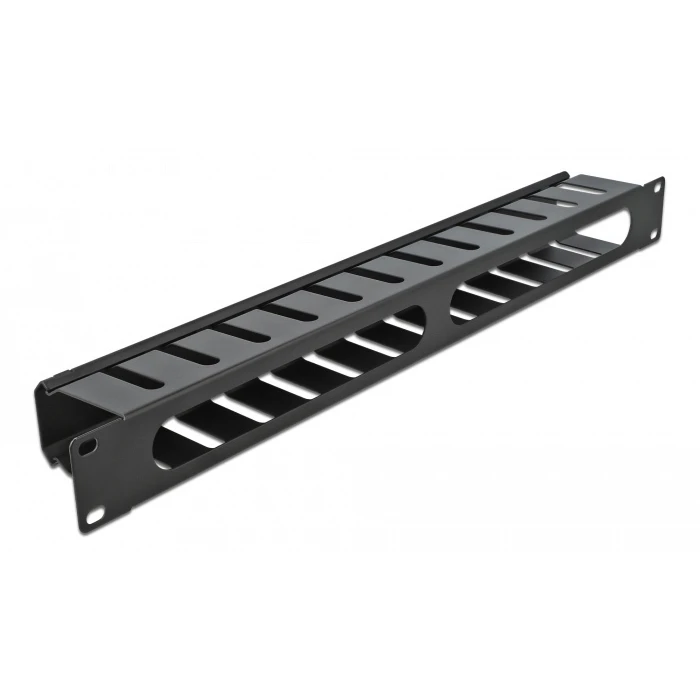 POWERTECH Cable Management για Rack 19 1U Μεταλλικό Μαύρο