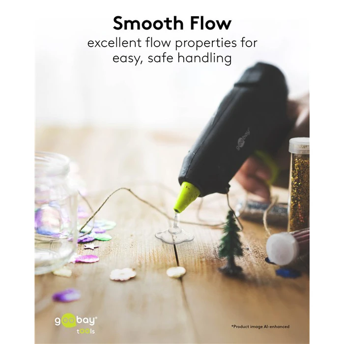 GOOBAY ράβδοι σιλικόνης 77851 Φ7mm x 100mm διάφανο 50τμχ