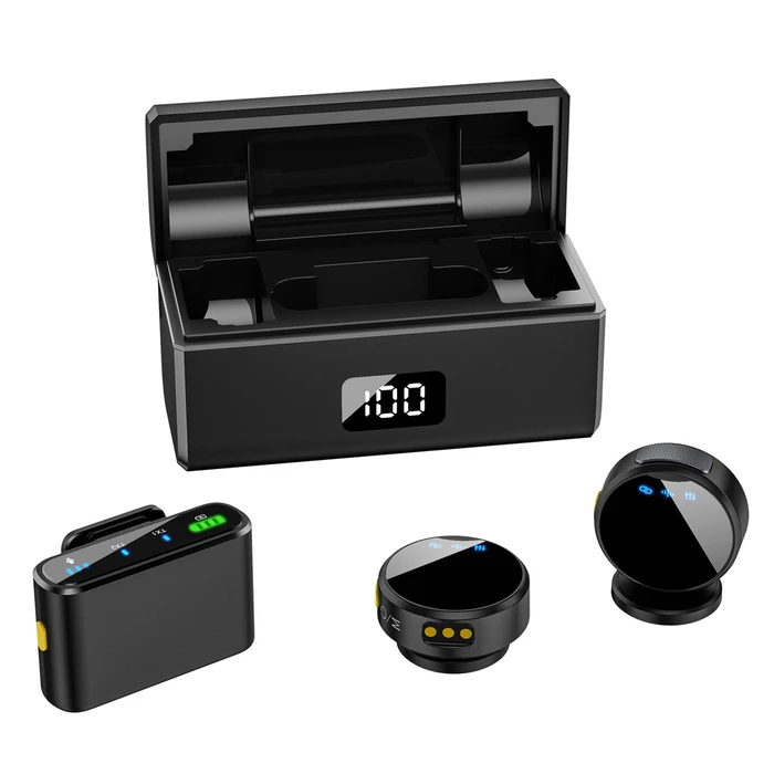 UPTECH Wireless Microphones UPW-M9MAX with Charging Case