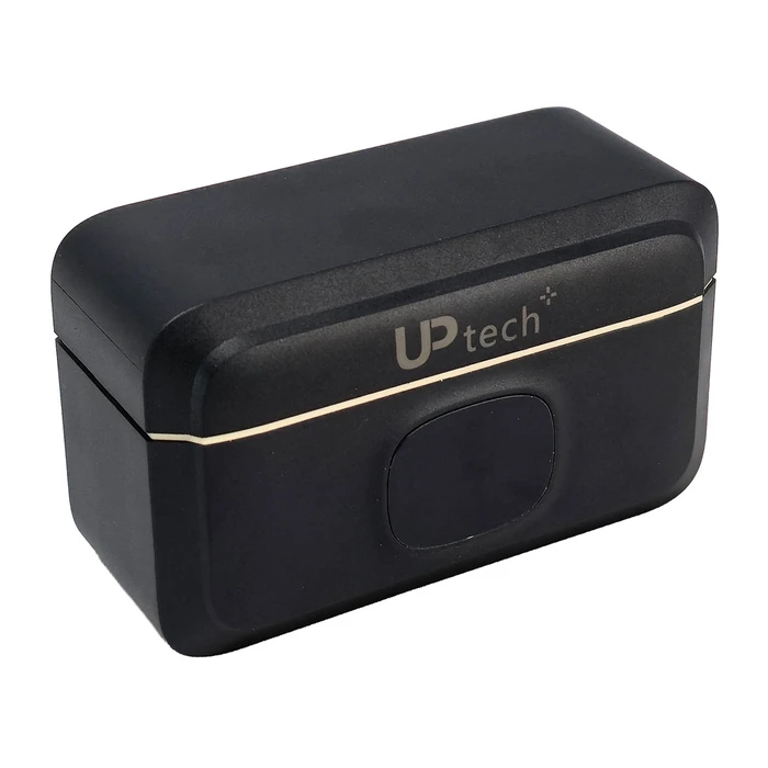 UPTECH Wireless Microphones UPWS-08 2.4GHz with Charging Case USB-C Black