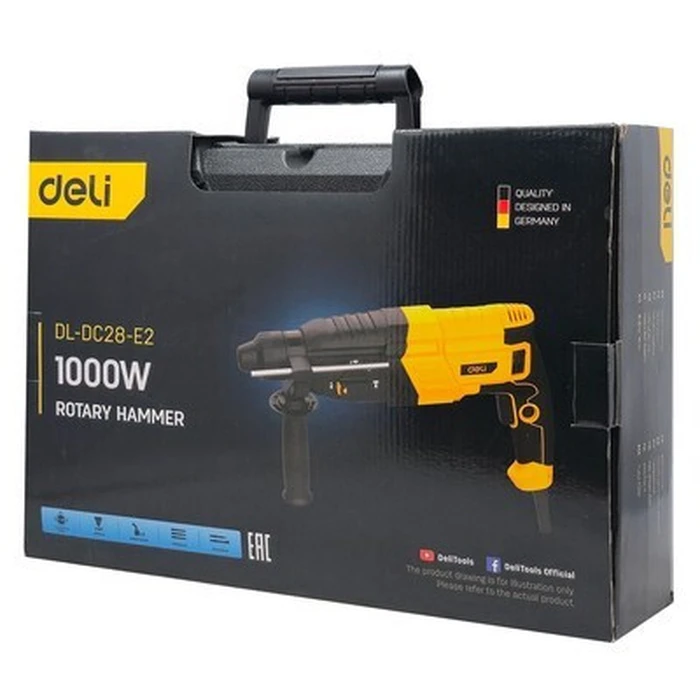 DELI Rotary Hammer Drill DL-DC28-E2 1000W 3.2J SDS Plus