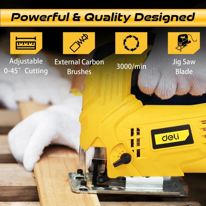 DELI Jigsaw DC576 Adjustable 600W