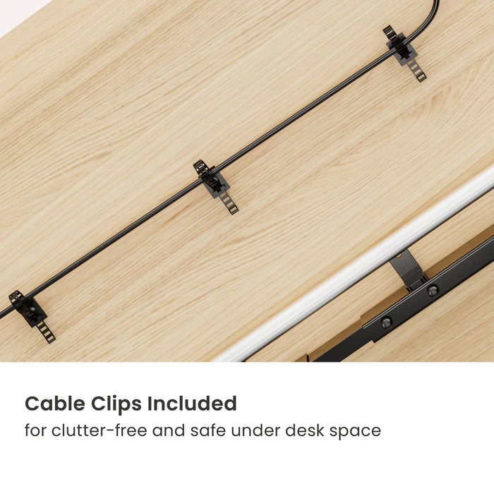 BRATECK σκελετός ηλεκτρικού γραφείου S22-22D μαύρο