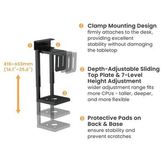 BRATECK Βάση Γραφείου για PC CPB29-01