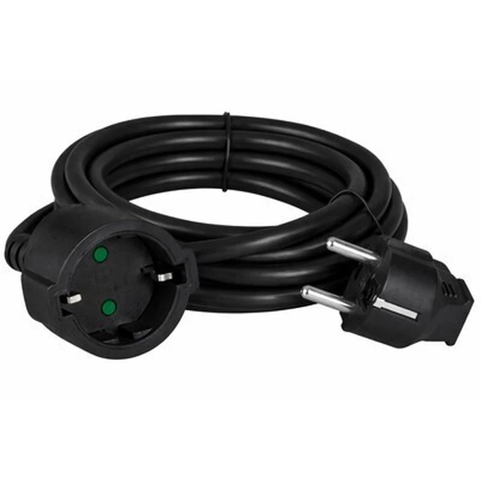 POWERTECH μπαλαντέζα ρεύματος PT-1561 1x schuko 16A 3m μαύρη