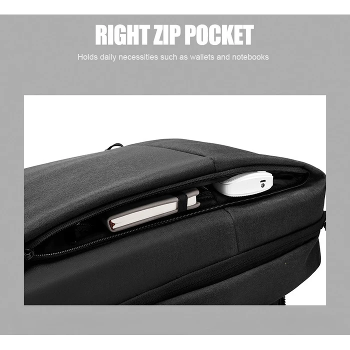 ARCTIC HUNTER τσάντα πλάτης 1701L με θήκη laptop 15 6 17L μαύρη