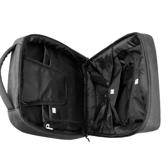 ARCTIC HUNTER τσάντα πλάτης 1701L με θήκη laptop 15 6 17L μαύρη