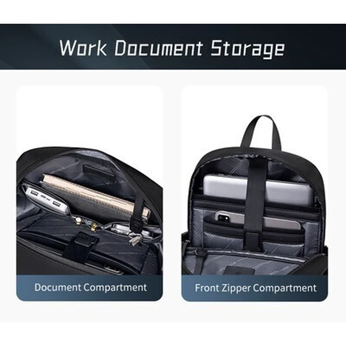 ARCTIC HUNTER Backpack B00811 with 15.6 inch Laptop Compartment 16.5L Black