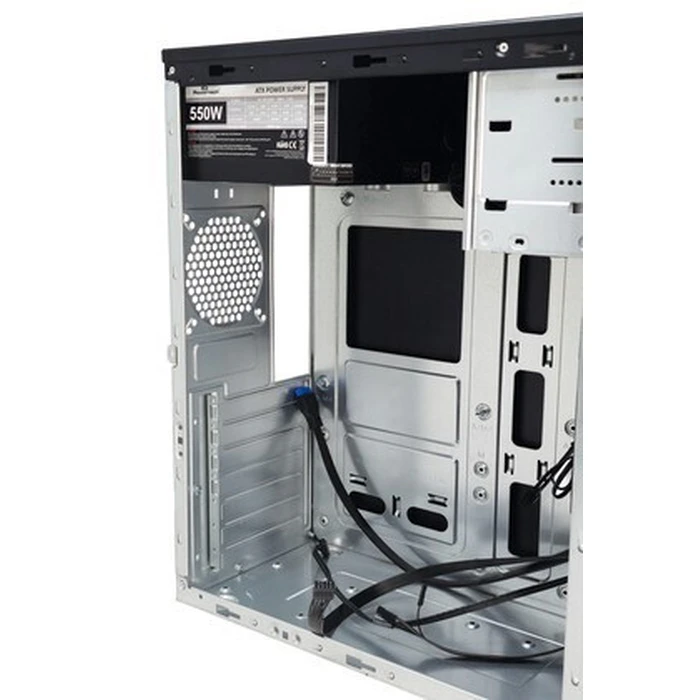 POWERTECH PC Case PT-1563 με 550W PSU ATX Midi μαύρο