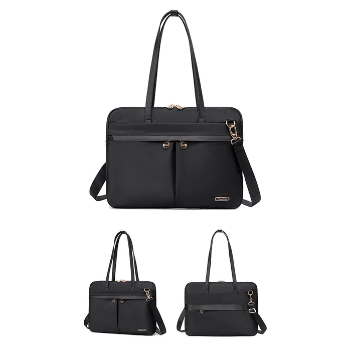 CHANTRIA Shoulder Bag for Laptop 15.6 inch 4L Black