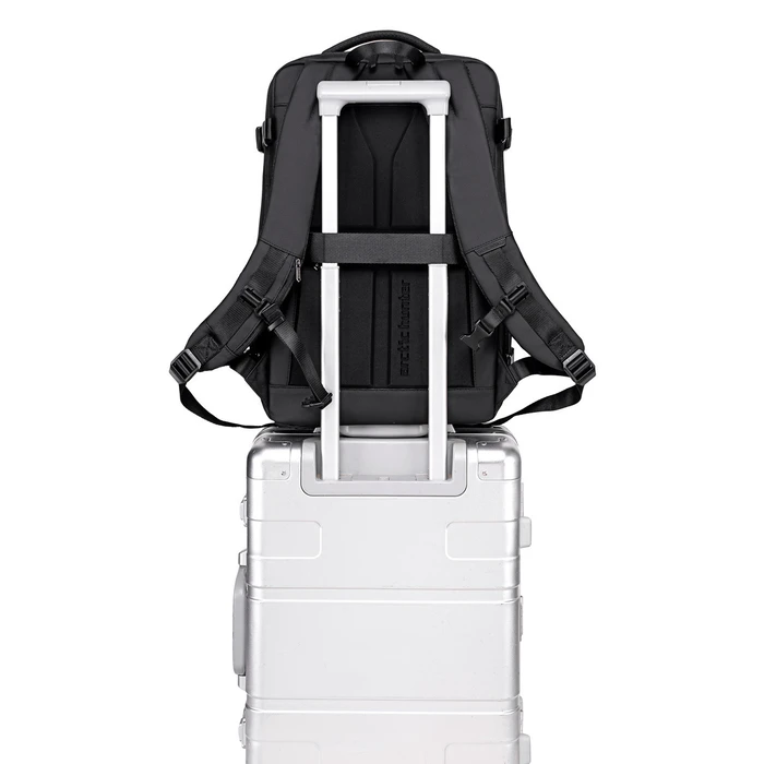 ARCTIC HUNTER Backpack B00866 with 15.6 inch Laptop Compartment 35.5L 49.5L Black