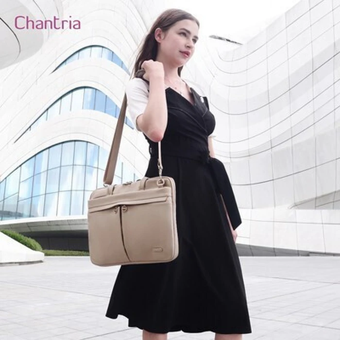CHANTRIA Shoulder Bag for Laptop 15.6 inch 4L Khaki