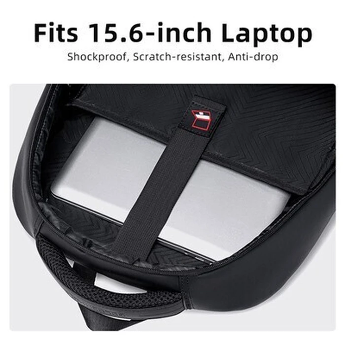 GOLDEN WOLF Backpack GB00707 with 15.6 inch Laptop Compartment 21L Black