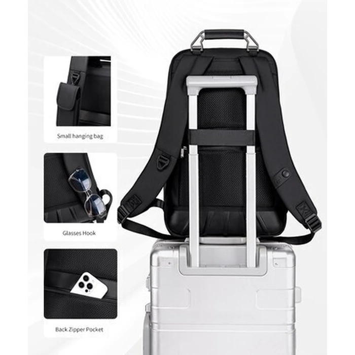 ARCTIC HUNTER Backpack B00915 with 15.6 inch laptop compartment 20L Black