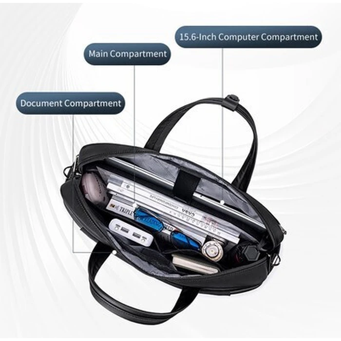 ARCTIC HUNTER Shoulder Bag GWB00848 with 15.6 inch laptop compartment 9L Khaki