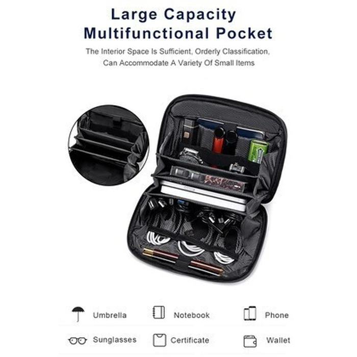 ARCTIC HUNTER Τσάντα Χειρός K00613 Μαύρη