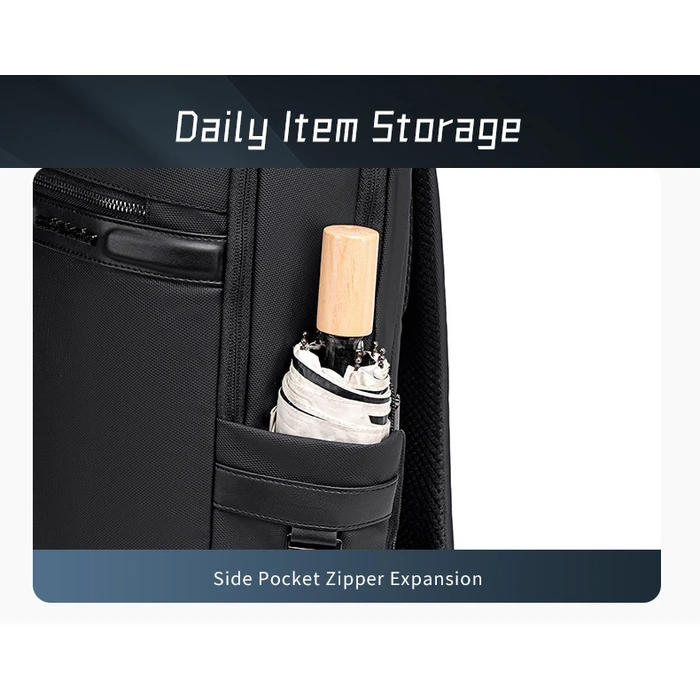 ARCTIC HUNTER Backpack B00872 with 15.6 inch Laptop Compartment 14.5L Black