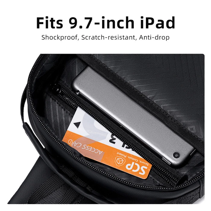 GOLDEN WOLF Τσάντα Crossbody GXB00725 Μαύρη 4L