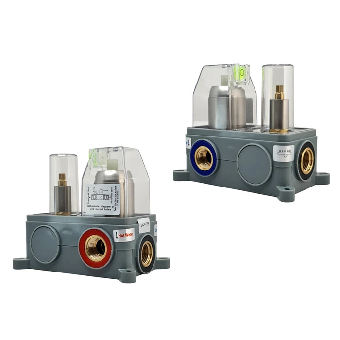 BRUNO σετ κεφαλή ντους με τηλέφωνο αναμεικτική εντοιχισμού ασημί