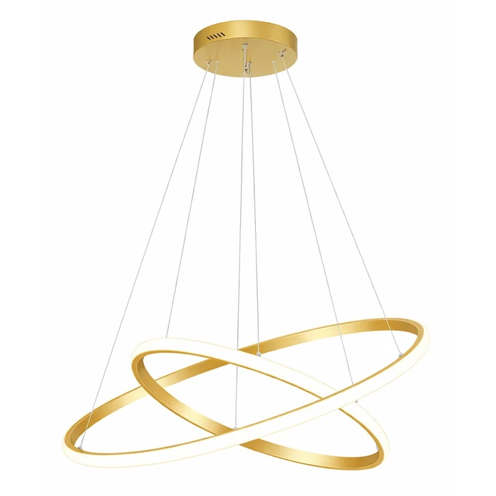 POWERTECH LED φωτιστικό οροφής PT-1528 40W 4000K Φ60x120cm χρυσό